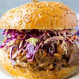 Pulled pork sandwich